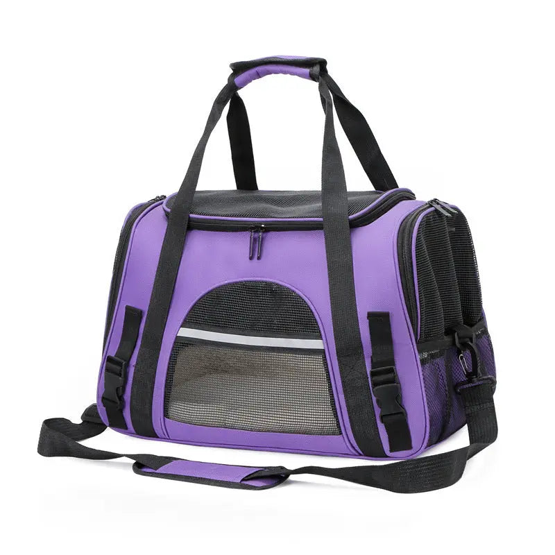  Portable Outdoor Portable One Shoulder Diagonal Cross Pet Box #