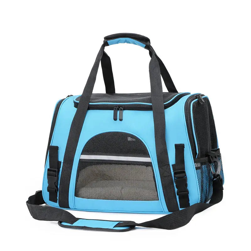  Portable Outdoor Portable One Shoulder Diagonal Cross Pet Box #