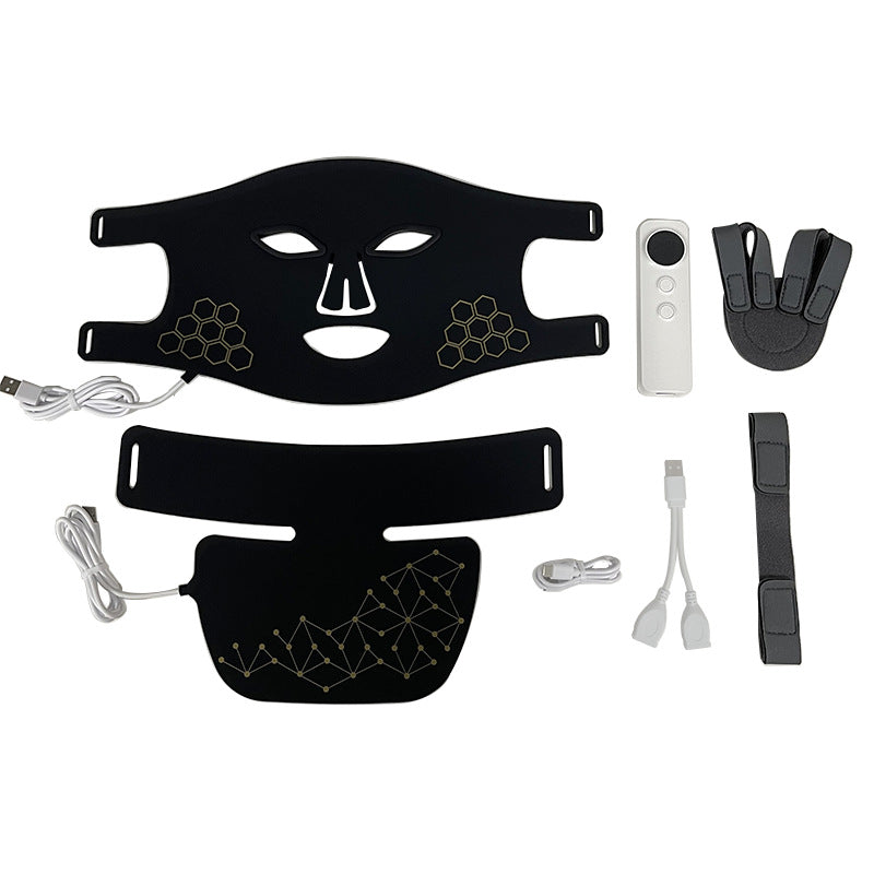  Photon facial rejuvenation mask beauty set with infrared therapy combination #