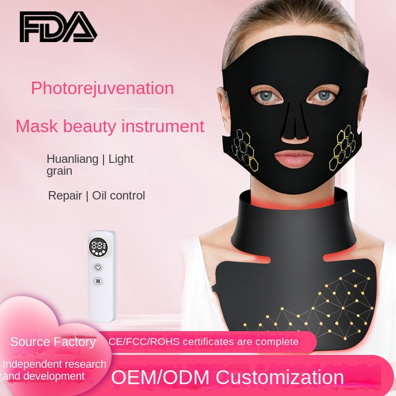  Photon facial rejuvenation mask beauty set with infrared therapy combination #