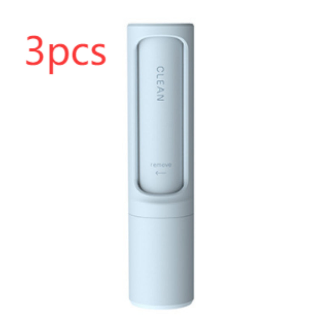  2-1 Reusable Pet Hair Remover Brush Lint Roller Portable Effective Self Cleaning Tool for Cat Dog Fur Hair Dust Removal Brush #