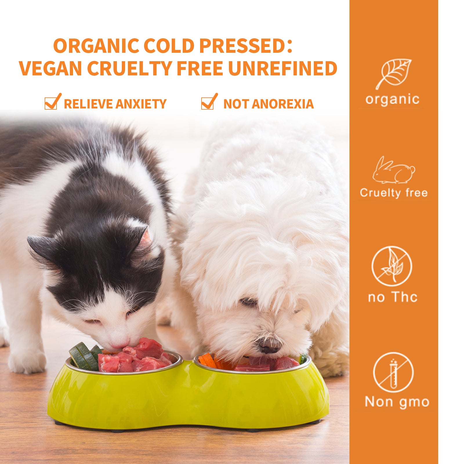  Cat And Dog Care Essence, Pet Cat And Dog Enhance Health Eat Care Sesame Seed Oil Essence #