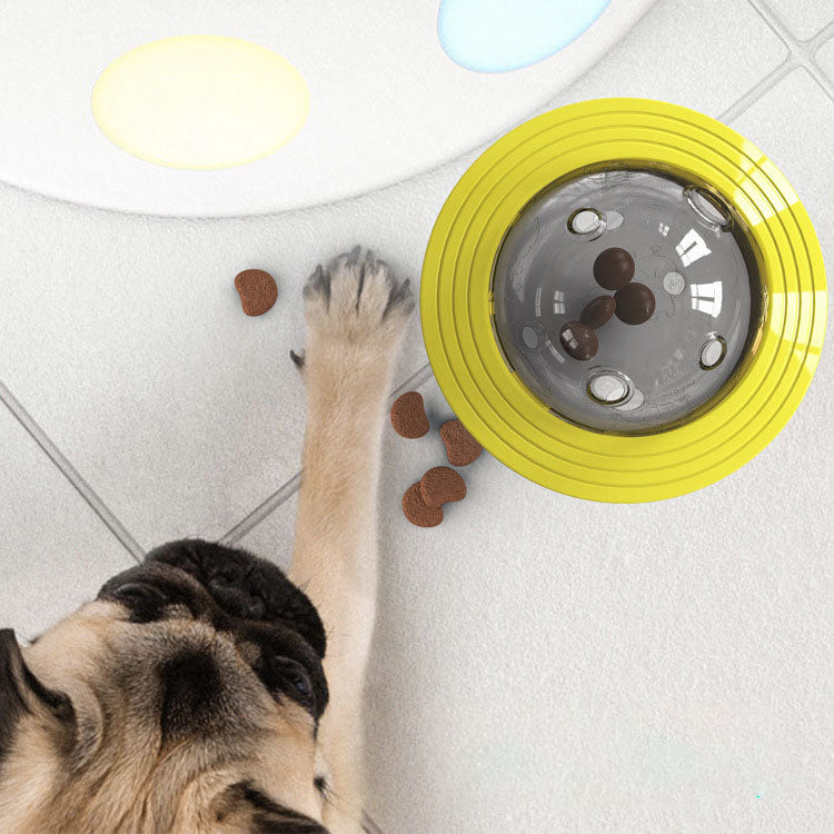  Pet Supplies Gnawing Wear-Resistant Dog Toys Puzzle Dog Supplies Frisbee Flying Saucer Ball Leakage Device #