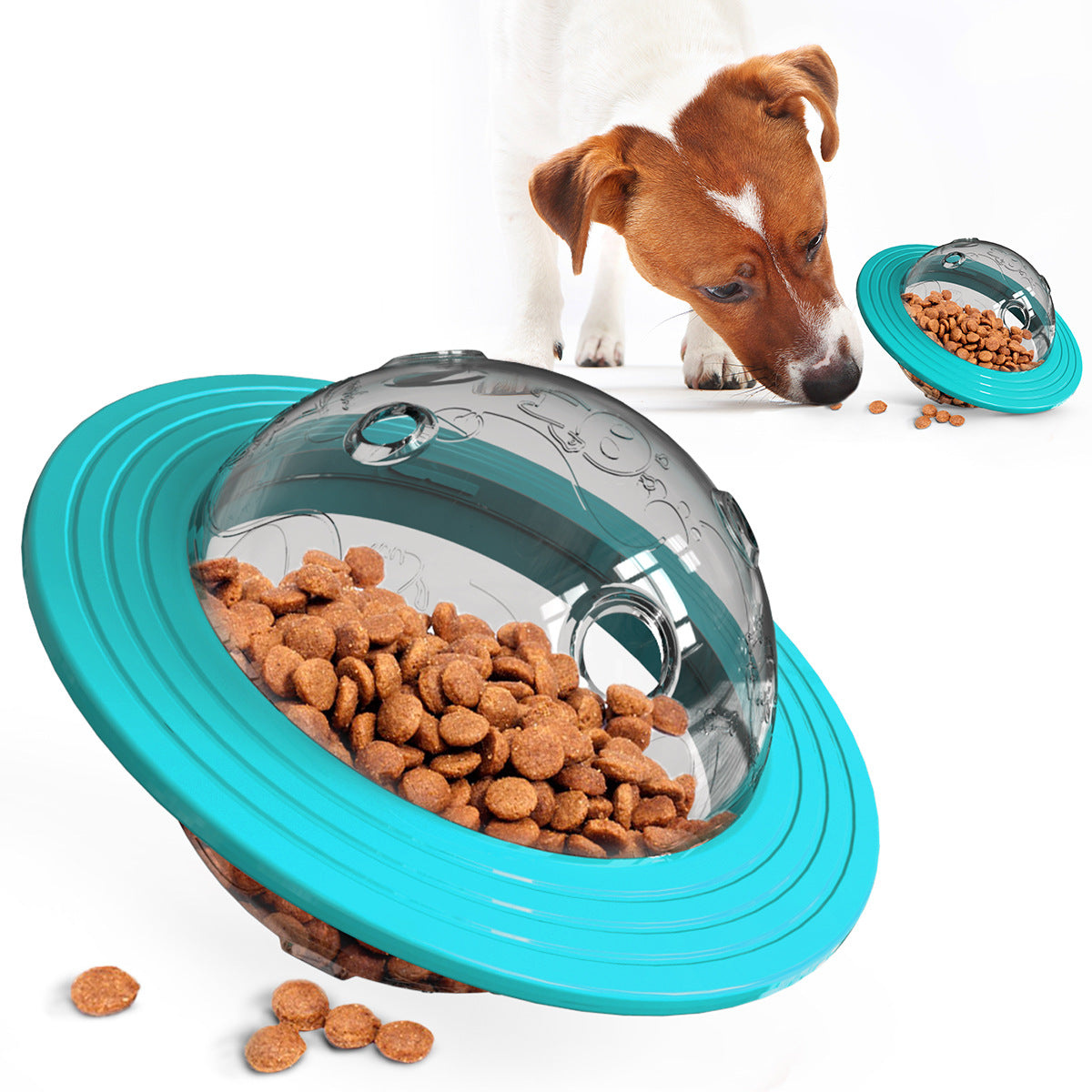  Pet Supplies Gnawing Wear-Resistant Dog Toys Puzzle Dog Supplies Frisbee Flying Saucer Ball Leakage Device #