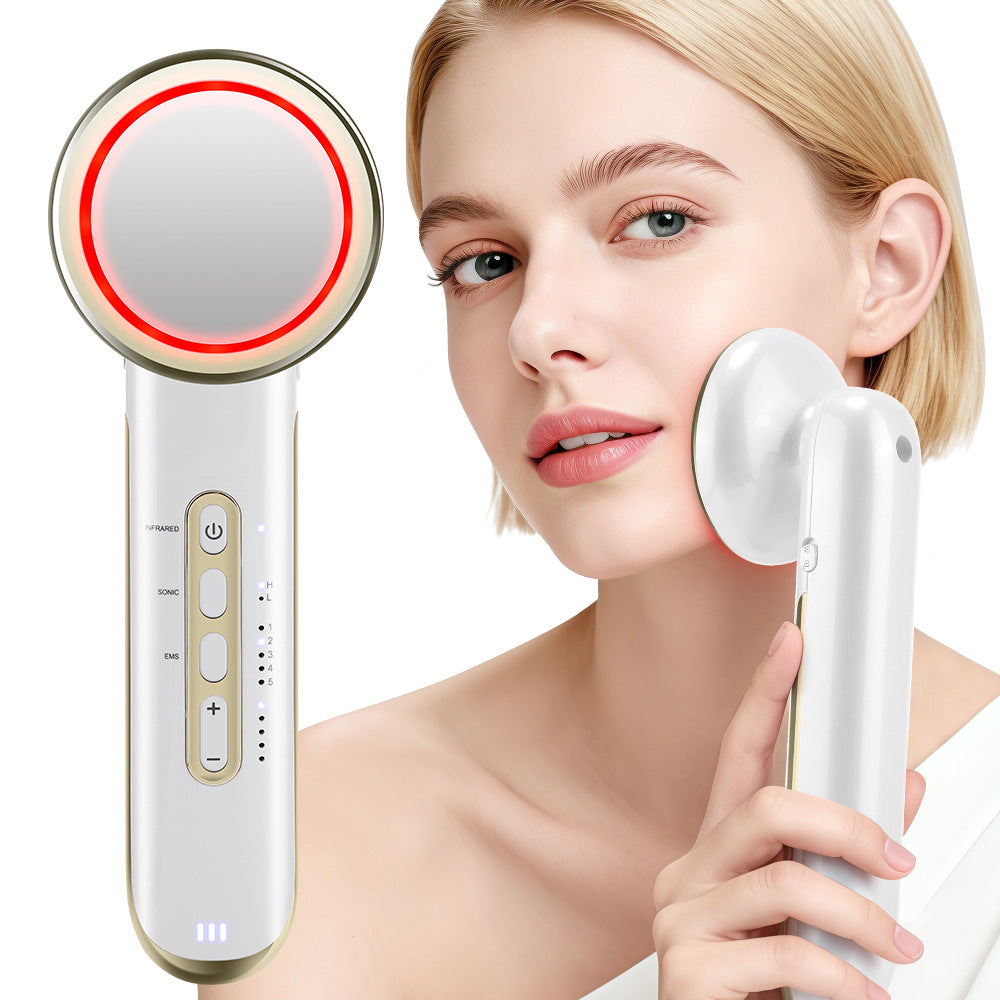  EMS Body Sculpting Device with 5 Modes, Rechargeable Far Infrared &amp; Ultrasonic Fat Burning Slimming Beauty Instrument #
