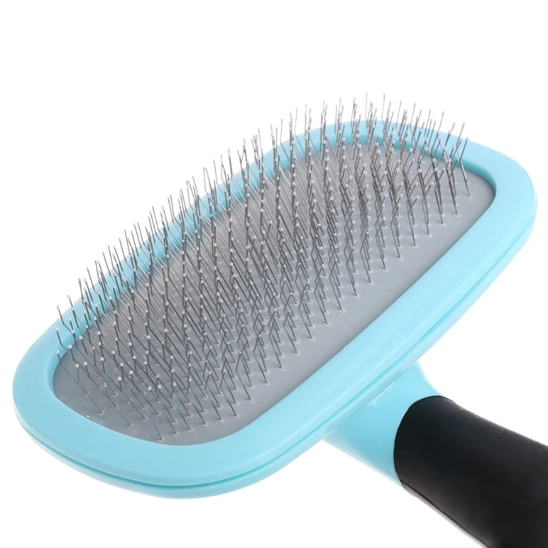  Cat Brush Self Cleaning Slicker Dog Brush Removes Loose Hair Mats Tangles Comb Soft Dog Puppy Pet Grooming Tool Cat Accessories #