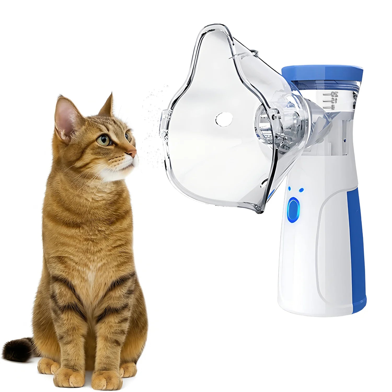  Pet Asthma Inhaler Nebulizer for Respiratory Relief Easy-to-Use Veterinary Animals Device Promotes Pet Health #