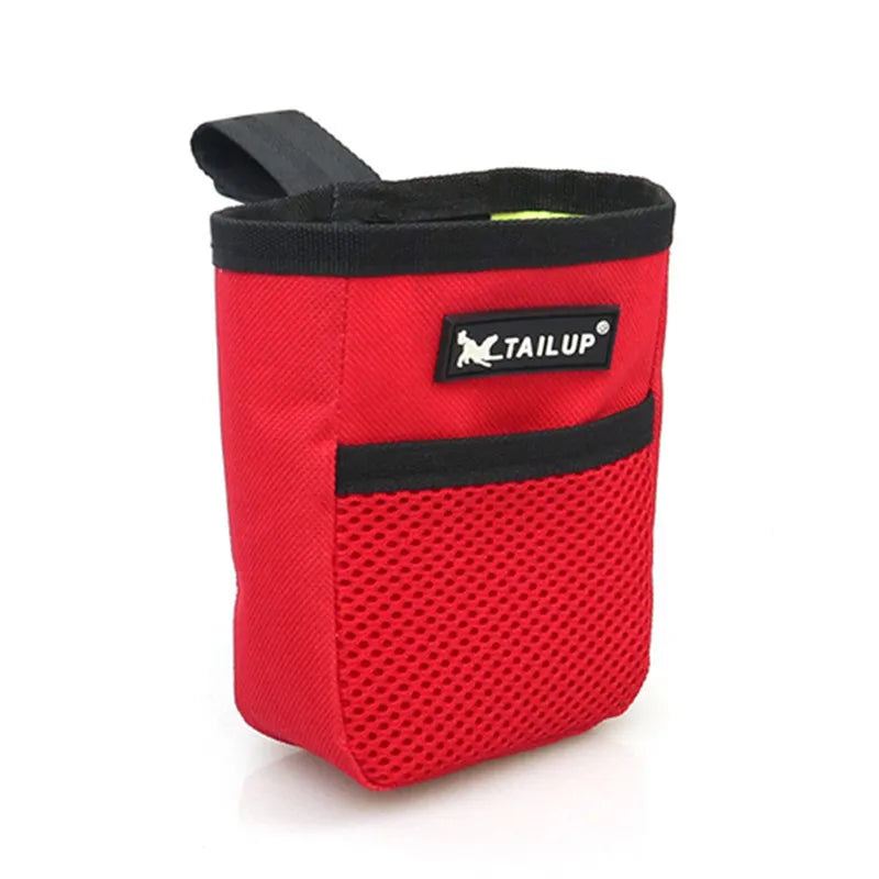  Pet Dog Puppy Training Treat Snack Bait Pet Feed Pocket Pouch Obedience Agility Pouch Food Bag Pocket Snack Reward Waist Bag #