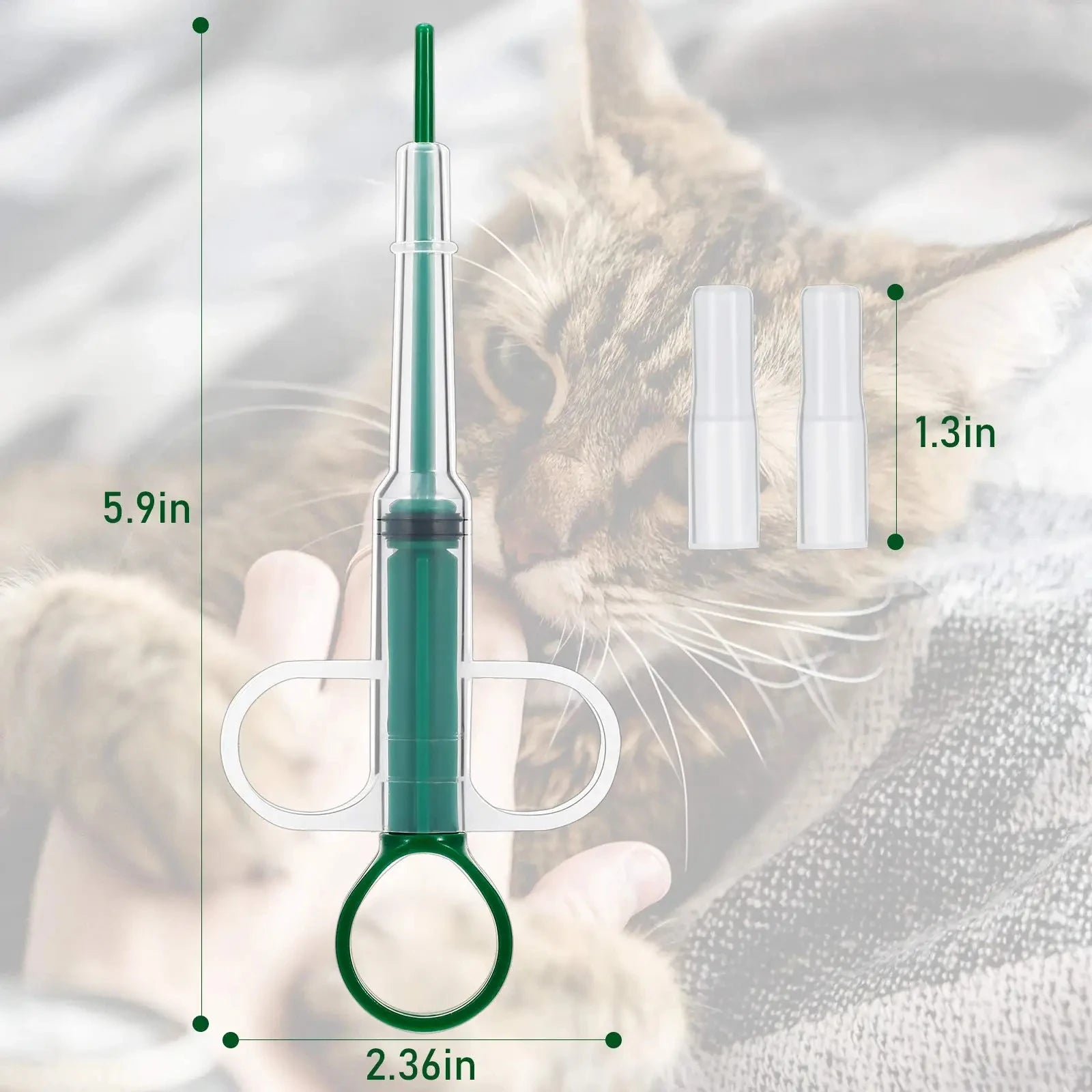  Pet Medication Dispenser, Pressing Feeding Stick for Cats and Dogs, Eating Pills, Pills, Medication Artifacts, Pet Sickness Care #