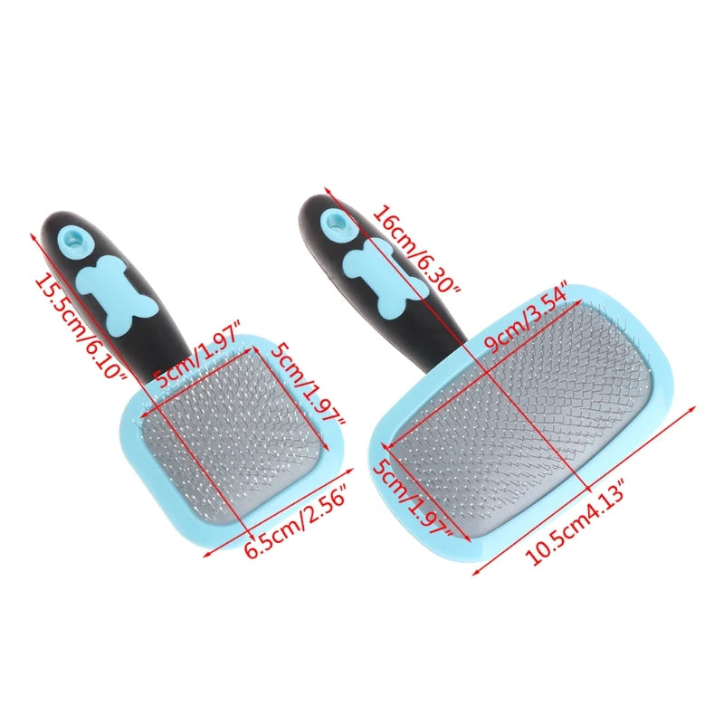  Cat Brush Self Cleaning Slicker Dog Brush Removes Loose Hair Mats Tangles Comb Soft Dog Puppy Pet Grooming Tool Cat Accessories #