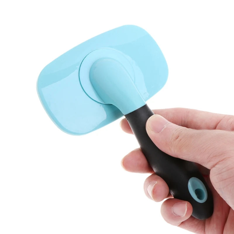  Cat Brush Self Cleaning Slicker Dog Brush Removes Loose Hair Mats Tangles Comb Soft Dog Puppy Pet Grooming Tool Cat Accessories #
