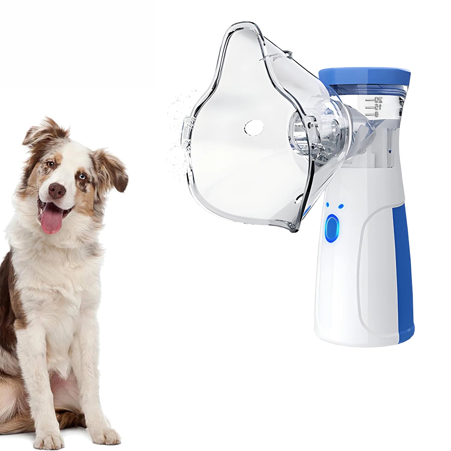  Pet Asthma Inhaler Nebulizer for Respiratory Relief Easy-to-Use Veterinary Animals Device Promotes Pet Health #