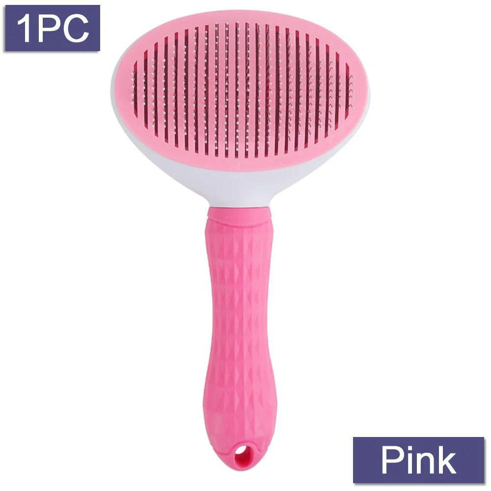  Self Cleaning Slicker Brush for Dogs and Cats Stonego Pet Grooming Tool Removes Undercoat Shedding Mats and Hair #