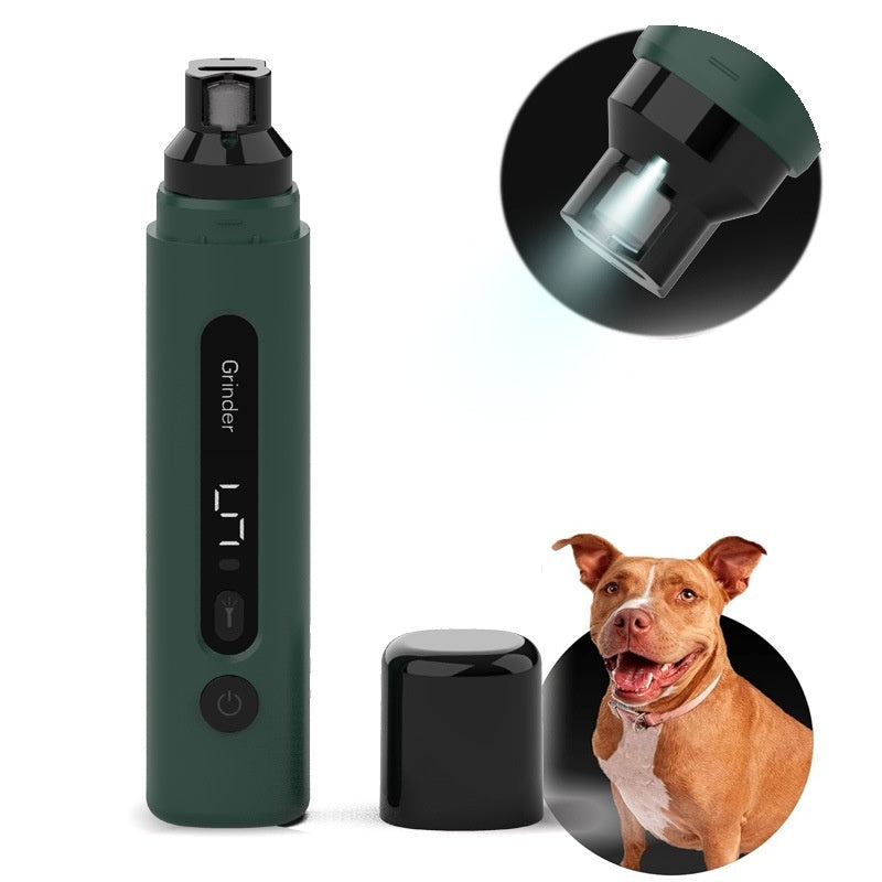  Dog Nail Grinder Electric Pet Nail Trimmers Rechargeable Cat Nail Grinders Super Quiet With 5-Speed Setting #